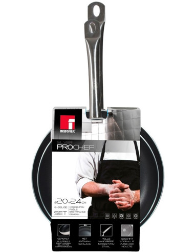 Bergner ProChef Platinum koekenpannenset - 2-delig