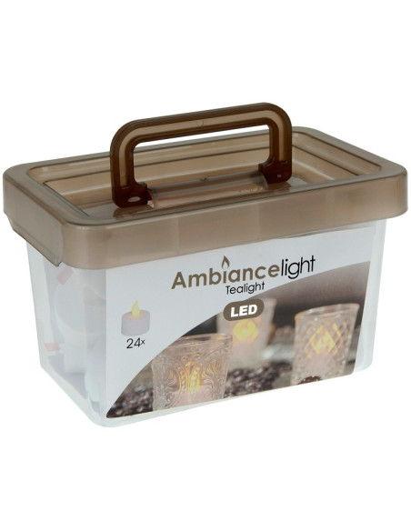 Box met 24 LED-Theelichtjes LED