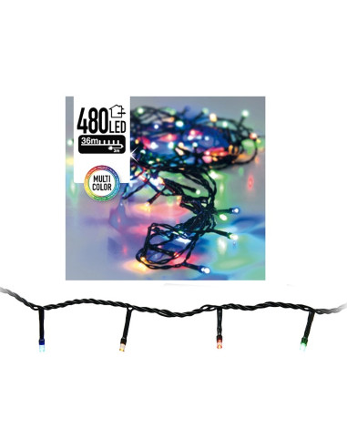LED-verlichting 480 LED's 36 meter multicolor