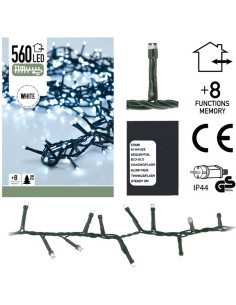 Micro Cluster 560 LED's 11 meter wit 2