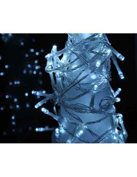 Kerstverlichting 200 Led - Koud Wit - Batterij