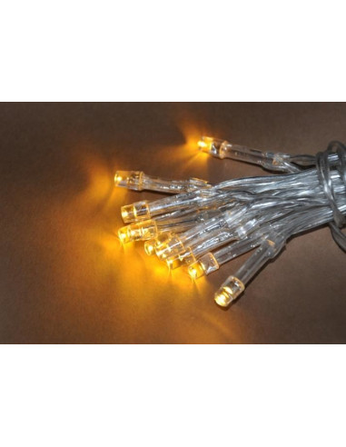 Kerstverlichting - 10 LED's - batterijen - Warm Wit