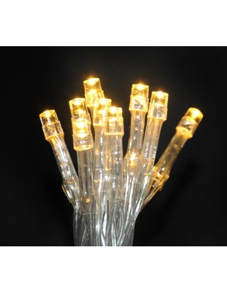 Kerstverlichting - 10 LED's - batterijen - Warm Wit