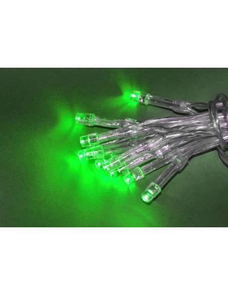 Kerstverlichting - 10 LED's - batterijen - Groen