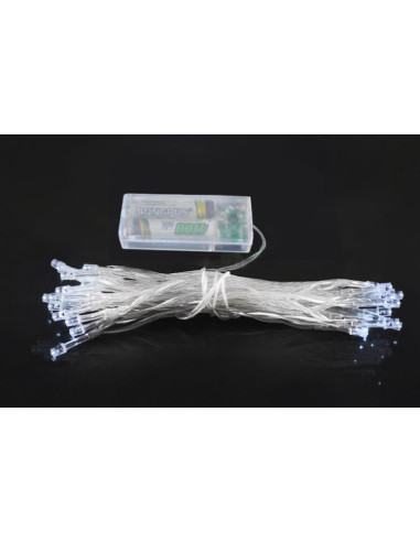 Kerstverlichting - 20 LED's - Batterijen - Koud Wit