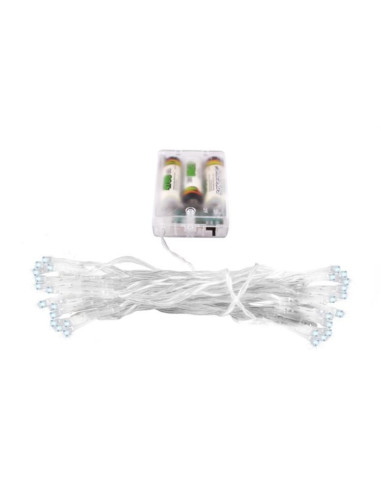 Kerstverlichting - 40 LED's - Batterij - Koud Wit