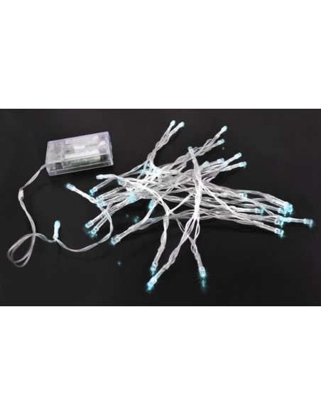 Kerstverlichting - 40 LED's - Batterij - Koud Wit