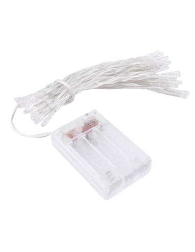 Kerstverlichting - 40 LED's - Batterij - Koud Wit