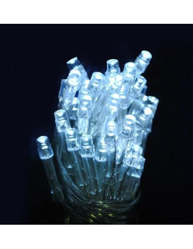 Kerstverlichting - 40 LED's - Batterij - Koud Wit