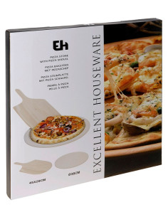 Pizza-baksteen met pizza-schep
