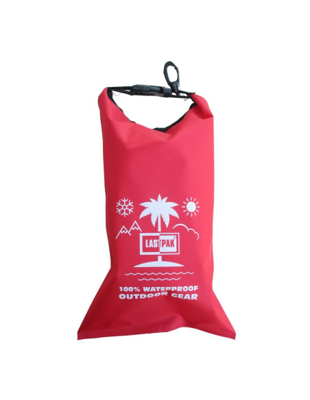 Waterdichte Zak - Lastpak - Tas - 2 Liter - Rood