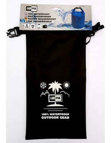 Waterdichte Zak - Lastpak - Tas - 2 Liter - Rood