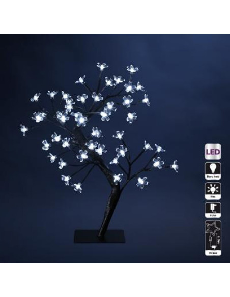 Decoratie lichtboom prunus -  48 LED - Helder Wit