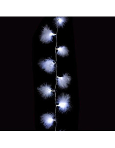 Guirlande veren - 10 LEDs - Helder Wit