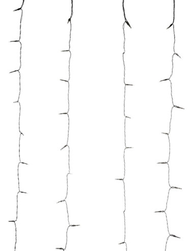 Gordijnverlichting - 480LED - 225x300cm - wit