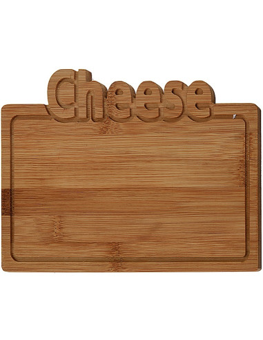 Bamboe snijplank -Cheese - 25x17cm