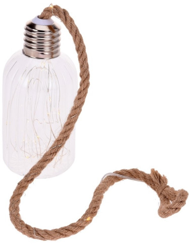 Glazen lamp met 20 LED