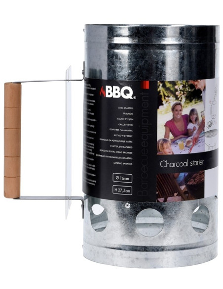 Houtskoolstarter Metaal - 27x16cm