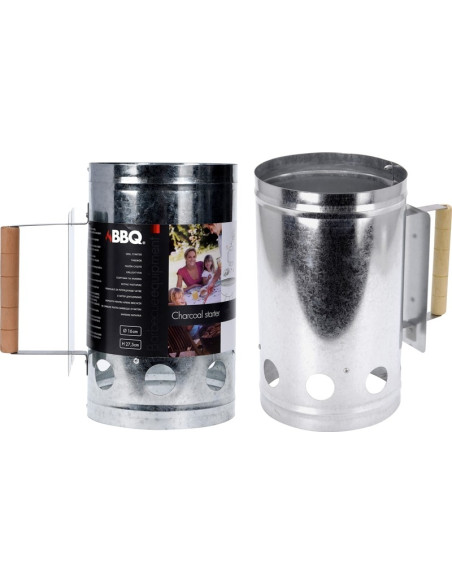 Houtskoolstarter Metaal - 27x16cm