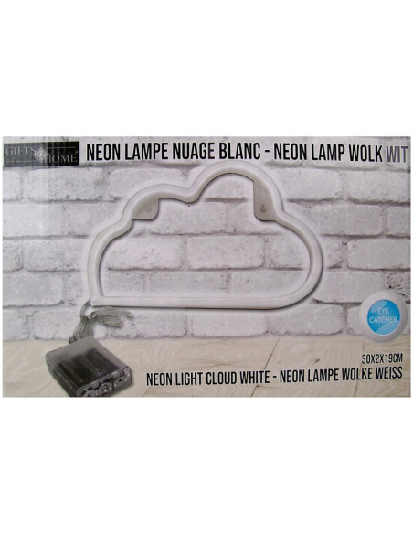 Neonstyle lamp - wolk