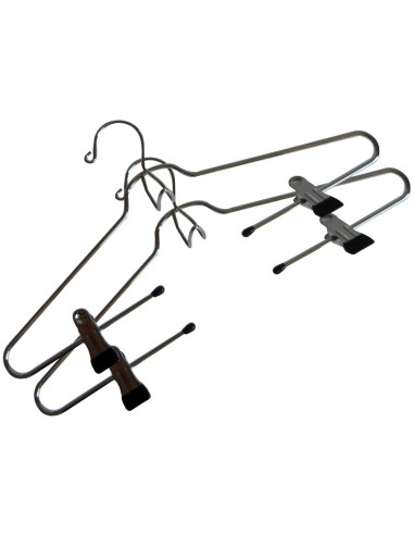 Protenrop Metalen kledinghangers (set van 2)