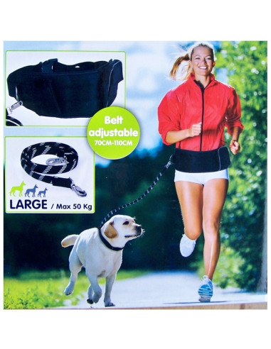 Luxe hondenriem met heupband