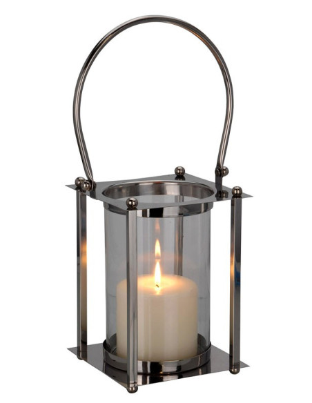 Unieke Zilveren Ronde Lantaarn 24/44cm - Creëer Betoverende Sfeer