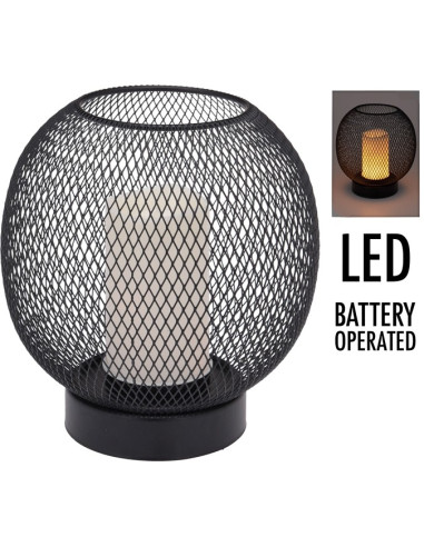 Tafellamp - draad -  19cm - luxe uitvoering