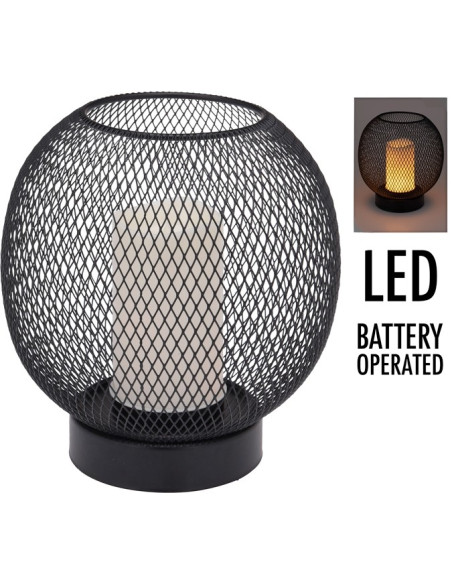 Tafellamp - draad -  19cm - luxe uitvoering