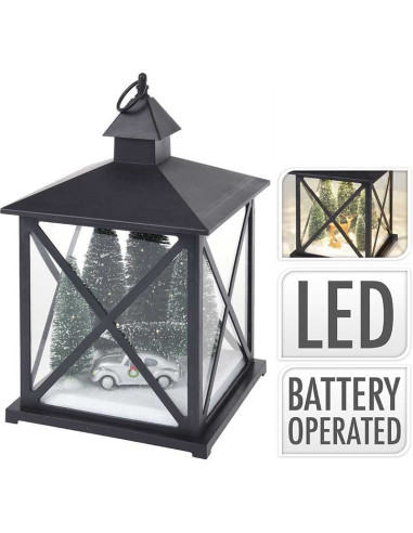 Kerstlantaarn 38cm - met licht