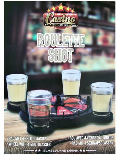 Roulette shot drinkspel