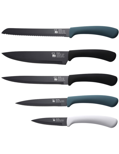 Renberg 5-delige Messenset - Color Slice