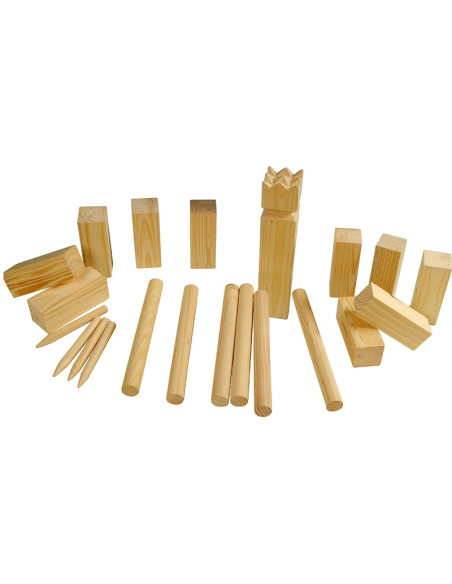 Kubb spelset - groot -hout