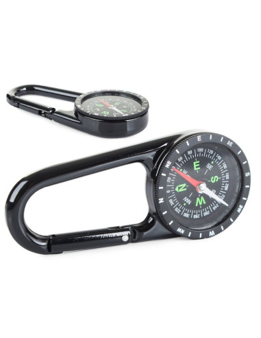 Kompas - Sleutelhanger met karabijnhaak