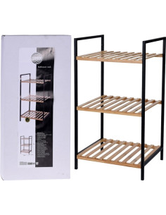 Badkamerrek - Handdoekenrek - 38 x 32 x 70cm 2