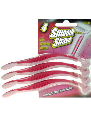 Wegwerpscheermesjes voor dames, set 4 stuks