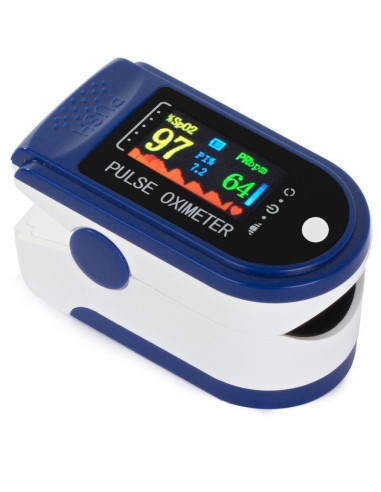 Vingerpulsoximeter medische hartslag en zuurstof meter