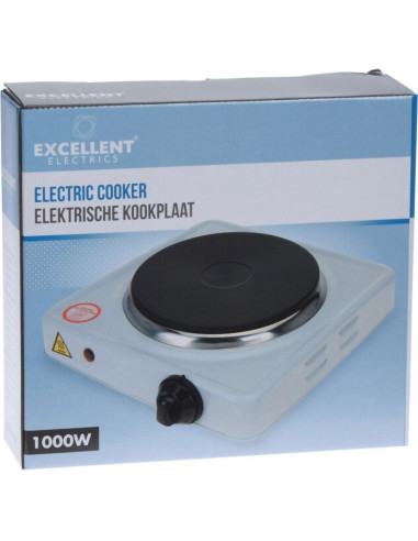 Elektrische Kookplaat - enkel - 1000W