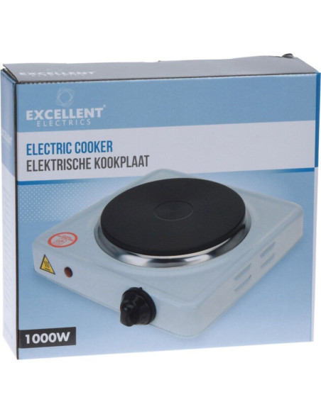 Elektrische Kookplaat - enkel - 1000W