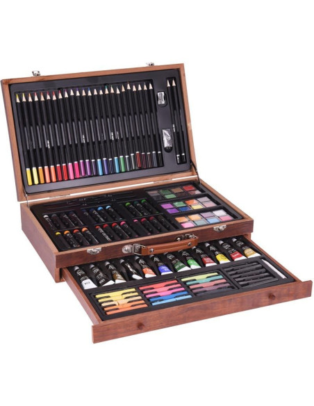 Teken- en schilderset - 112-delig