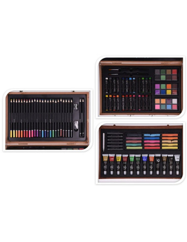 Teken- en schilderset - 112-delig