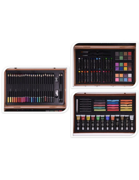 Teken- en schilderset - 112-delig