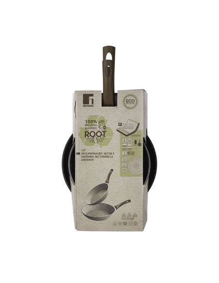 San Ignacio Koekenpannenset - Ø20, 24cm - Eco Friendly - champagne