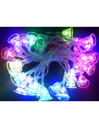 Kerstverlichting - Vorm: Kerstklokjes - 30 LED...