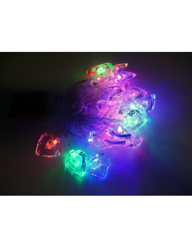 Kerst LED String Lights hart 3,8m met 30 Led