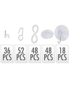 Bevestigingsset voor Kerstverlichting - 202 delig