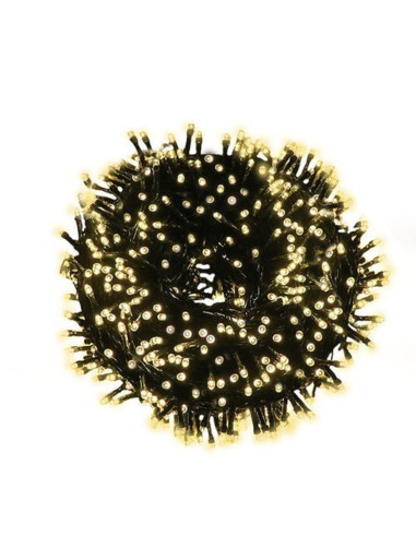 Kerstverlichting - 300 LED - 31V - Warm Wit - 8 Standen - 33 meter