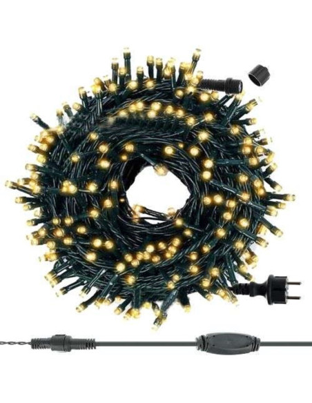 Kerstverlichting - 200 LED - Warm Wit - 20 meter - Combineerbaar