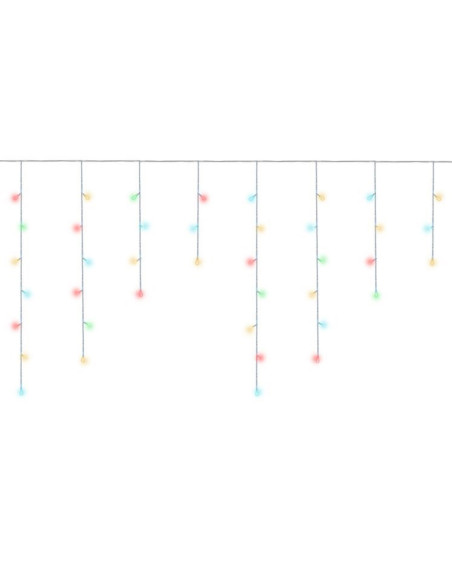 Kerstverlichting - 300 LED- IJsgordijn - Multicolor - Combineerbaar