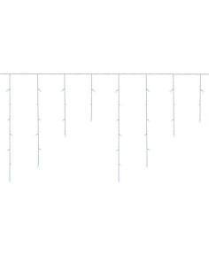 Kerstverlichting - 300 LED- IJsgordijn - Koud Wit - Combineerbaar 2